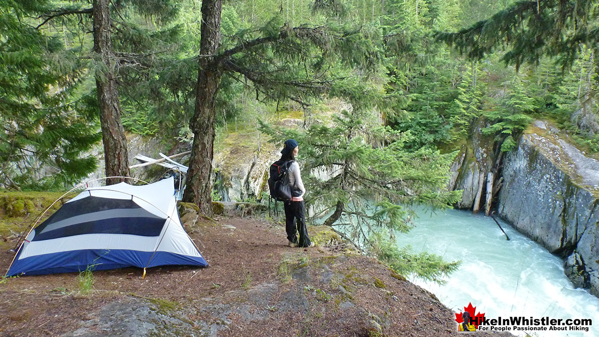 Cheakamus River Tent View